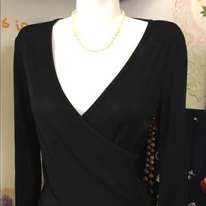 Black market small stretchy polyester cross front